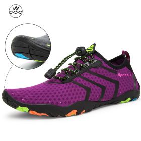 Light And Portable Beach Wading Shoes (Option: Purple-43)