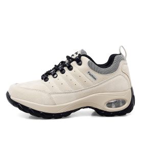 Sneakers Air Cushion Sole Casual Shoes (Option: Beige-41)